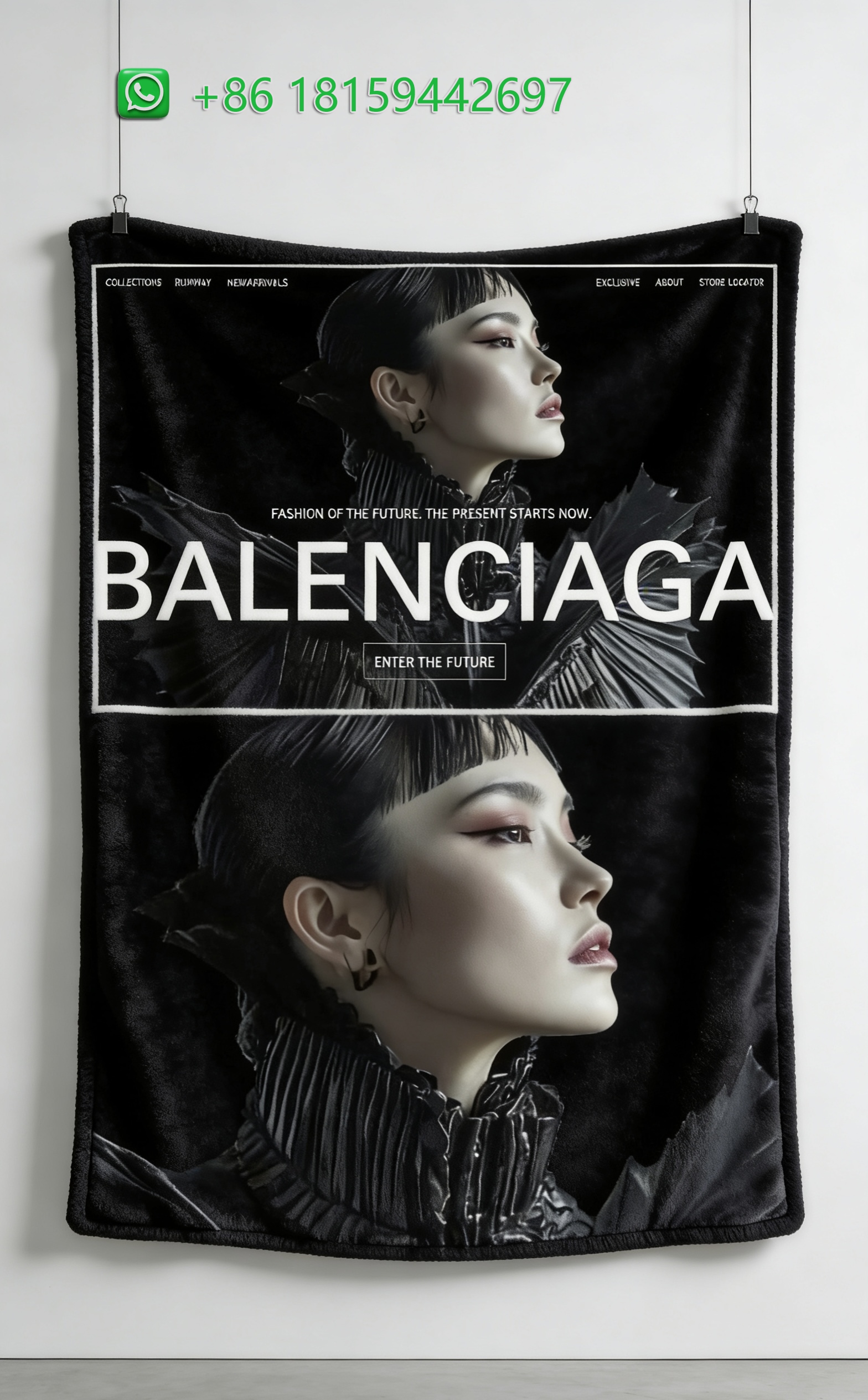 Balenciaga Throw Blankets